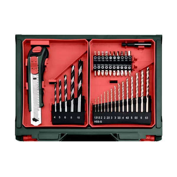 Aku příklepová vrtačka 12V 2x2,0Ah Powermaxx SB Basic Set Metabo 600385710