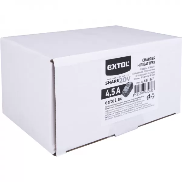 Nabíječka SHARE20V, 4,5A Extol Energy 8891897