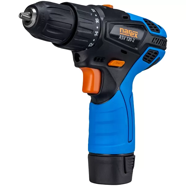 Aku vrtací šroubovák 12V 2x2,0Ah NAREX ASV 122 SET 65405519