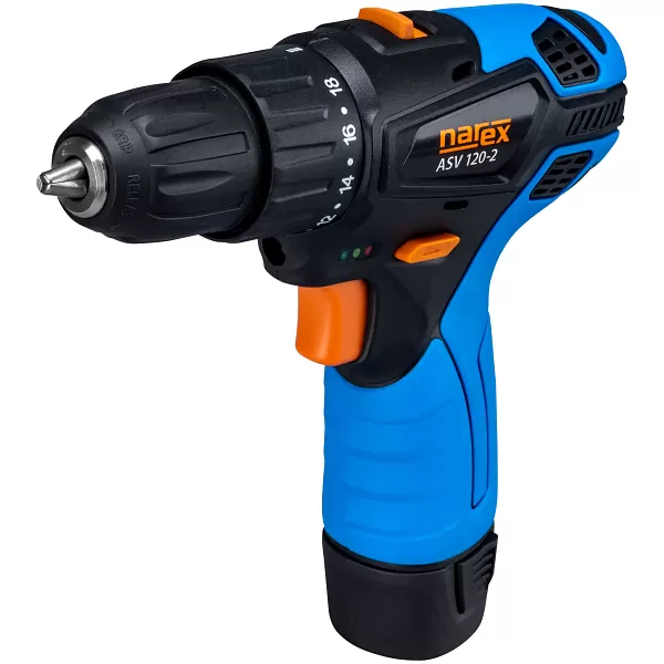 Aku vrtací šroubovák 12V 2x2,0Ah NAREX ASV 122 SET 65405519