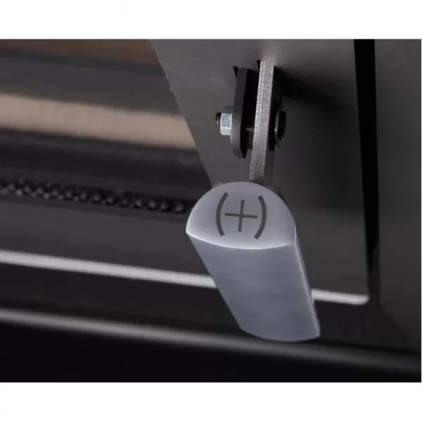 Krbová kamna s výměníkem černá, béžová dlažba Haas+Sohn NIVALA