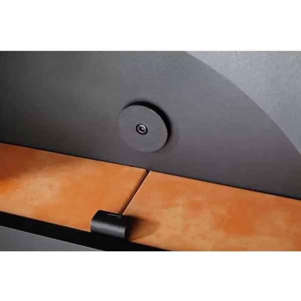 Krbová kamna s výměníkem černá, béžová dlažba Haas+Sohn NIVALA