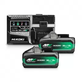 Sada akumulátorů a nabíječky (36V/18V - 2.5Ah/5.0Ah) HiKOKI UC18YSL3WHZ