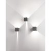 Svítidlo Nova Luce COMO S WALL GREY nástěnné, IP 54, 2x3 W