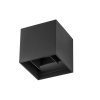 Svítidlo Nova Luce COMO S WALL BLACK nástěnné, IP 54, 2x3 W