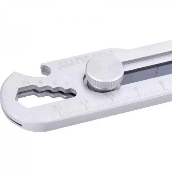 Nůž ulamovací celokovový nerez 5v1, 18mm, SK2 Fortum 4780025