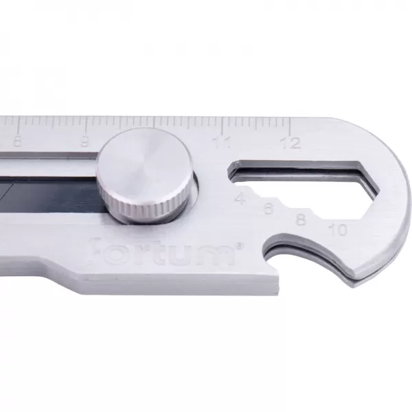 Nůž ulamovací celokovový nerez 5v1, 18mm, SK2 Fortum 4780025
