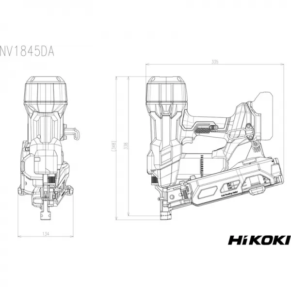 Aku hřebíkovačka 18V bez aku HiKOKI NV1845DAW6Z