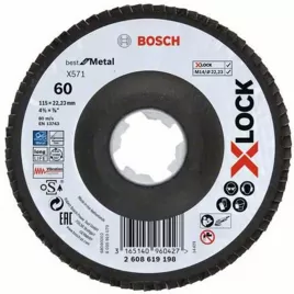 Lamelový kotouč X-LOCK X571 Best for Metal 115mm Bosch 2608619198