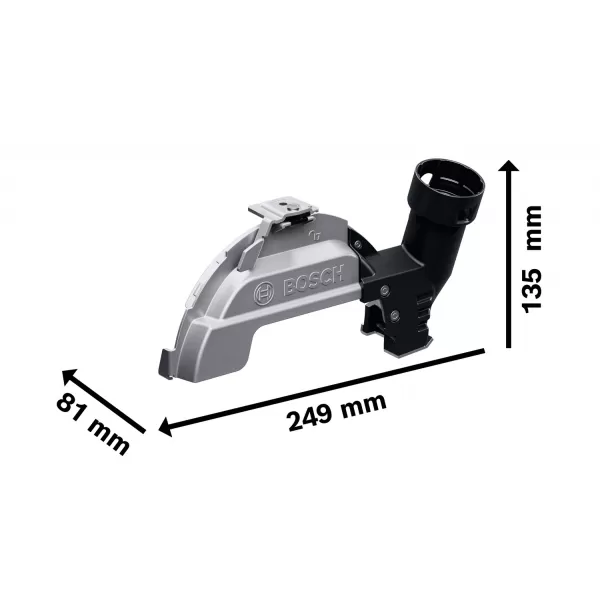 Protiprachový nástavec k úhlové brusce GDE 180-CG Bosch 1600A033ZB