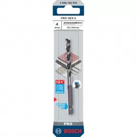 Vrták PRO HEX-5, 4 × 50 × 100 mm Bosch 2608706970