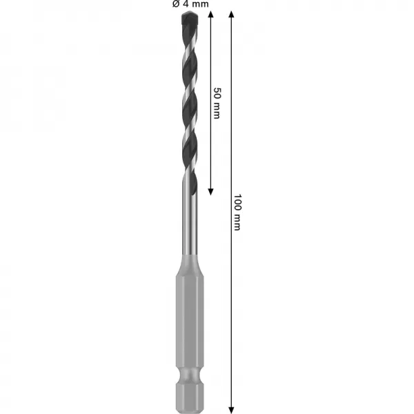 Vrták PRO HEX-5, 4 × 50 × 100 mm Bosch 2608706970