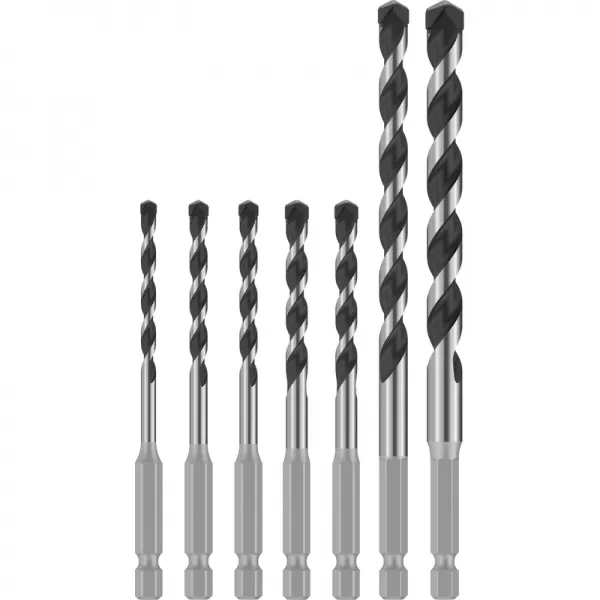 Sada vrtáků PRO HEX-5, 4x100, 5×100, 5×100, 6×100, 6×100, 8×150, 10×150 mm, 7 ks Bosch 2608707005