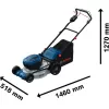Aku sekačka s pojezdem 18V 2x5,5Ah GRA18V2-46SP Bosch 06008C8201