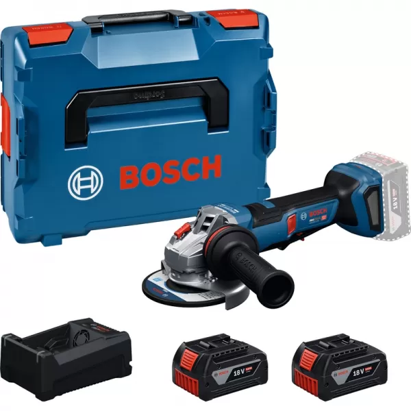 Aku úhlová bruska 18V 2x5,0Ah Bosch PRO GWS18V-11 PS 06019N4302