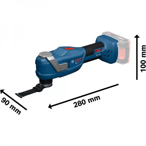 Aku multifunkční nářadí 18V bez aku Bosch GOP18V-30