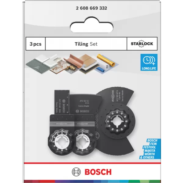 3dílná sada na dlaždice Bosch 2608669332