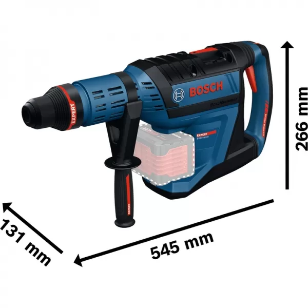 Aku vrtací kladivo 18V bez aku SDS Max Bosch EXPERT EXBH18V-45