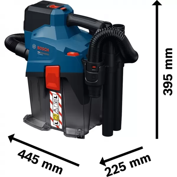 Aku vysavač 18V bez aku Bosch GAS18V-6LS
