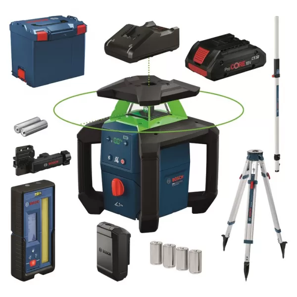 Rotační laser PRO GRL18V-4-34CVG + BT170 + GR240 Bosch Professional 0615A500DH