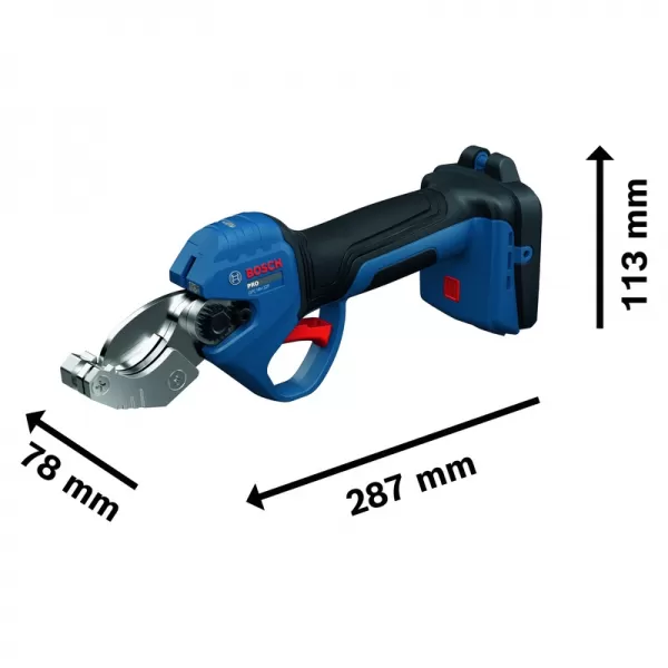 Akumulátorové nůžky na trubky PRO GPC18V-32P Bosch Professional 06019S2000
