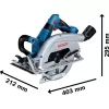 Aku okružní pila 18V bez aku Bosch GKS 18V-70 L 06016B9000