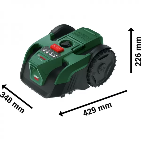 Robotická sekačka na trávu 18V 1x4,0Ah Bosch VISIMOW18V-100