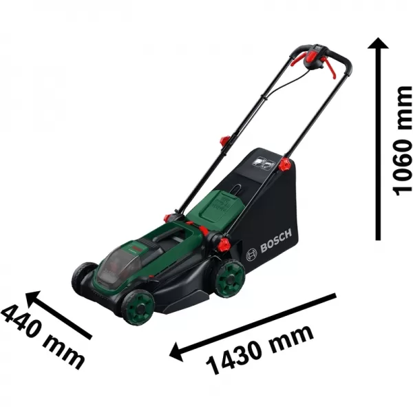 Aku sekačka 18V 2x4,0Ah Bosch Rotak 18V2-38