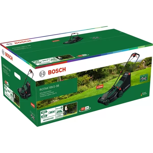 Aku sekačka 18V 2x4,0Ah Bosch Rotak 18V2-38