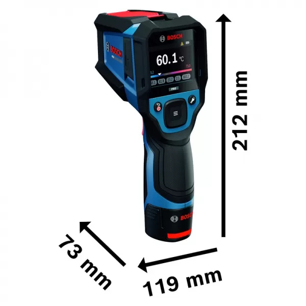 Termodetektor PRO GIS12V-800-16 Bosch Professional 0601083B01