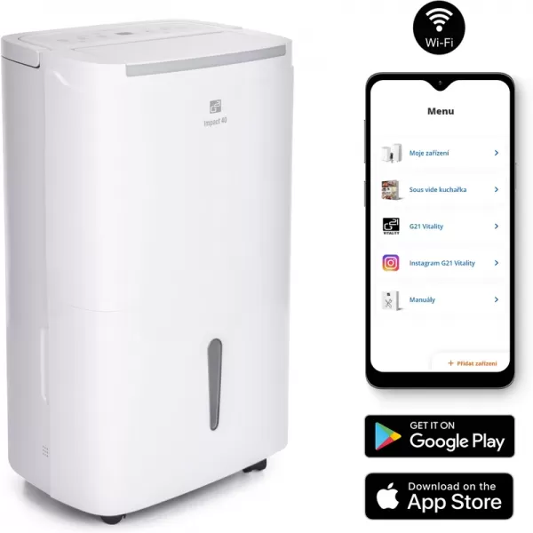 Odvlhčovač G21 Impact 40, kapacita 40l/24h, WiFi 777040