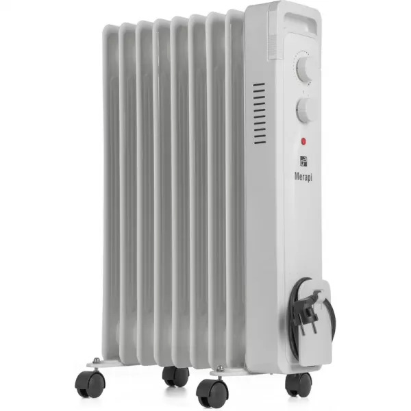 Olejový radiátor G21 Merapi bílý, 9 žeber, 2000 W 777061