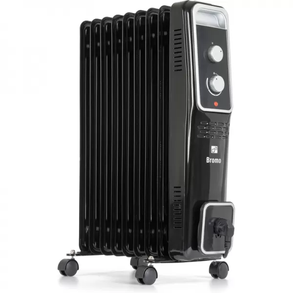 Olejový radiátor G21 Bromo černý, 9 žeber, 2000 W 777064
