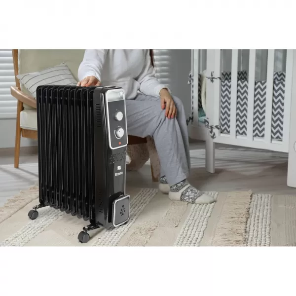 Olejový radiátor G21 Bromo černý, 11 žeber, 2500 W 777065