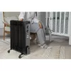 Olejový radiátor G21 Merapi černý, 11 žeber, 2500 W 777062