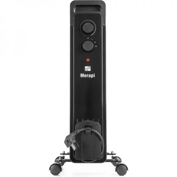 Olejový radiátor G21 Merapi černý, 11 žeber, 2500 W 777062