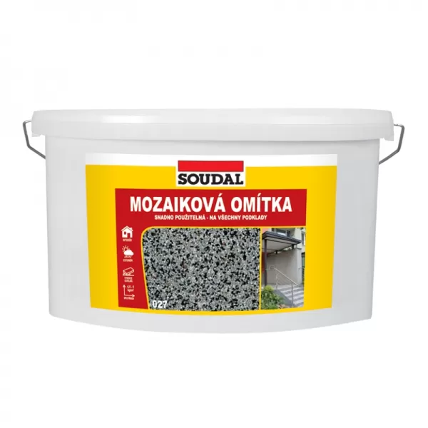 Mozaiková omítka 16 kg šedá 027 Soudal 1516275