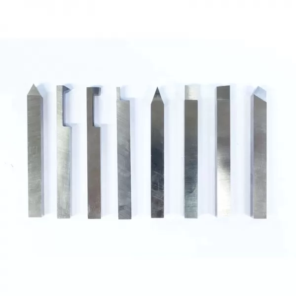 HSS vybroušené soustružnické nože Optimum 8 mm - sada 8 ks