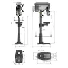 Stolní vrtačka Optimum OPTIdrill DQ 25