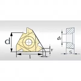 Břitové destičky Optimum 60° IR 11IRA60 5 ks