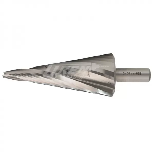 Kuželový vrták do plechu HSS 4-14mm, drážkovaný OREN 3502-1