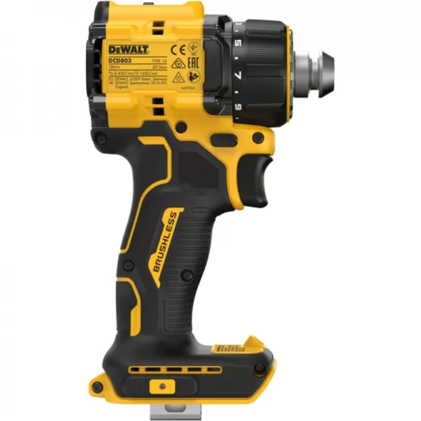 Aku bezuhlíková vícehlavá vrtačka 18V bez aku DeWALT DCD803NT