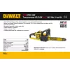 Aku řetězová pila 54V/1x9,0Ah DeWALT FLEXVOLT DCM575X1