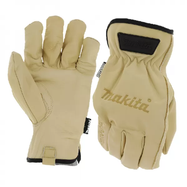 Rukavice pracovní kožené, velikost M Makita P-84626