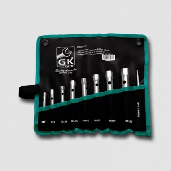 Sada trubkových klíčů 6-22mm 9 dílů GK TOOLS P06620/P