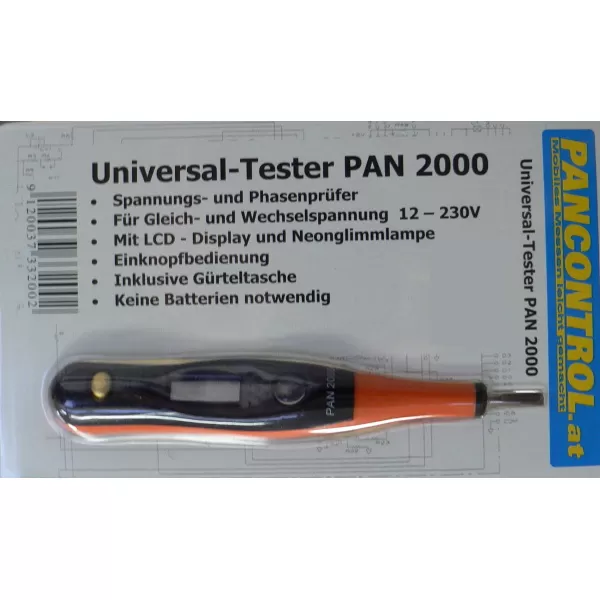 Zkoušečka napětí s LCD displejem PAN 2000