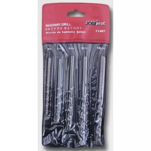 Sada vrtáků do zdi 4-10mm STAVTOOL P11407