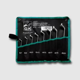 Sada očkových klíčů vyhnutých 6-17mm chrom 6 dílů GK TOOLS P16805/P