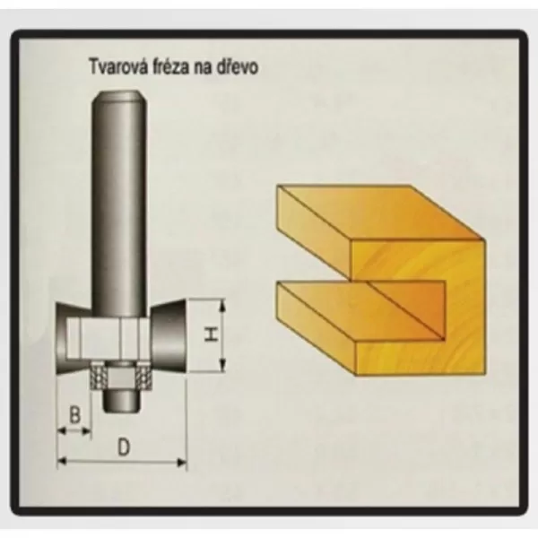 Tvarové frézy do dřeva 9,4x12mm STAVTOOL P70307