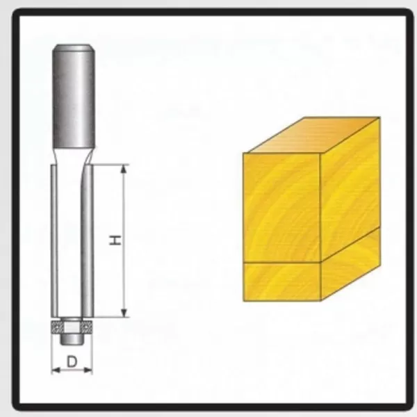 Tvarové frézy do dřeva 8x9x50mm STAVTOOL P70402